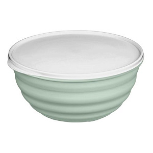 Миска с крышкой 2.1 л Homver Latina 222136617/03, светло-зеленая