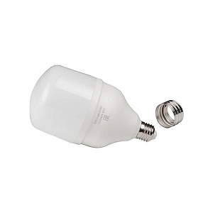 Лампочка светодиодная E27 80Вт VHPLED-LC-80W-E27-6500, 7600Лм, 220V 6500K IP20мм, VKL electric, переходник E40, 1/20