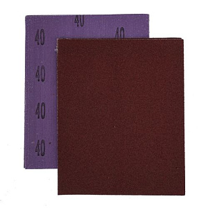 Шлиф шкурка №40 водостойкая на тканевой осн. 230*280, 50шт, 1/10