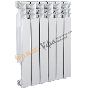 Радиатор алюминиевый Tropic 500/80/6, 0,63кг/сек, Гарантия 5 лет, 1/1