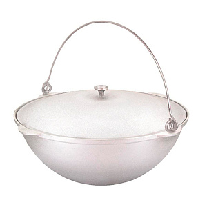 Котел походный 9. 0 л, с крышкой, литой кп90 KUKMARA, 1/4