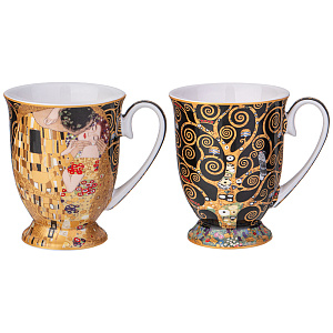 НАБОР КРУЖЕК LEFARD, ART COLLECTION,  Г. КЛИМТ 2 ШТ. 280 МЛ, КОР=12НАБ.