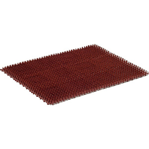 Коврик придверный травка 42х56 см, коричневый, SUNSTEP™, 1/20