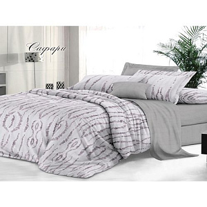 Комплект постельного белья Sateen De Luxe, Евро, сафари