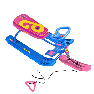 Снегокат Тимка СПОРТ 1, ТС1+/РГ, выс. 540мм, розовый графический, НИКА, 1/1