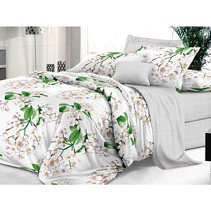Комплект постельного белья Sateen De Luxe, Евро, 50х70, сиеста