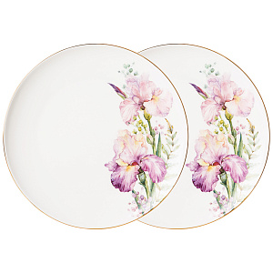НАБОР ТАРЕЛОК ОБЕДЕННЫХ LEFARD, IRISES, 2 ШТ. 25, 5 СМ, КОР=16НАБ.