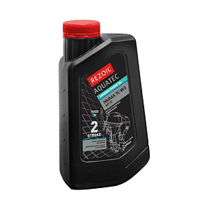 Масло REZOIL AQUATEC 2-т, NммA TC-W3 0,946 л, биоразлагаемое для 2-тактн. лодочных моторов