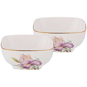 НАБОР САЛАТНИКОВ КВАДРАТНЫХ LEFARD, IRISES, 2 ШТ. 8*4 СМ 100 МЛ, КОР=36НАБ.