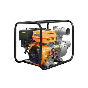 Мотопомпа Carver CGP 99100 E, 4-х тактное, 9, 6 кВт/13 л.с, вх/вых.-4,  /100 мм, АКБ в комплекте