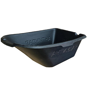 Корыто, кузов, для строительной тачки, пластик. , 110л, классика, Антиудар, 1/1
