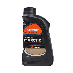 Масло полусинтетическое 1 л PATRIOT G-Motion 5W30 4Т ARCTIC