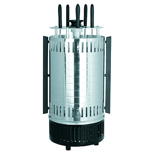 Электрошашлычница MAXTRONIC MAX-8601AL, алюминиевая