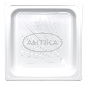 Поддон квадрат 0, 9*0, 9*0, 15 Antika стальной, ВИЗ